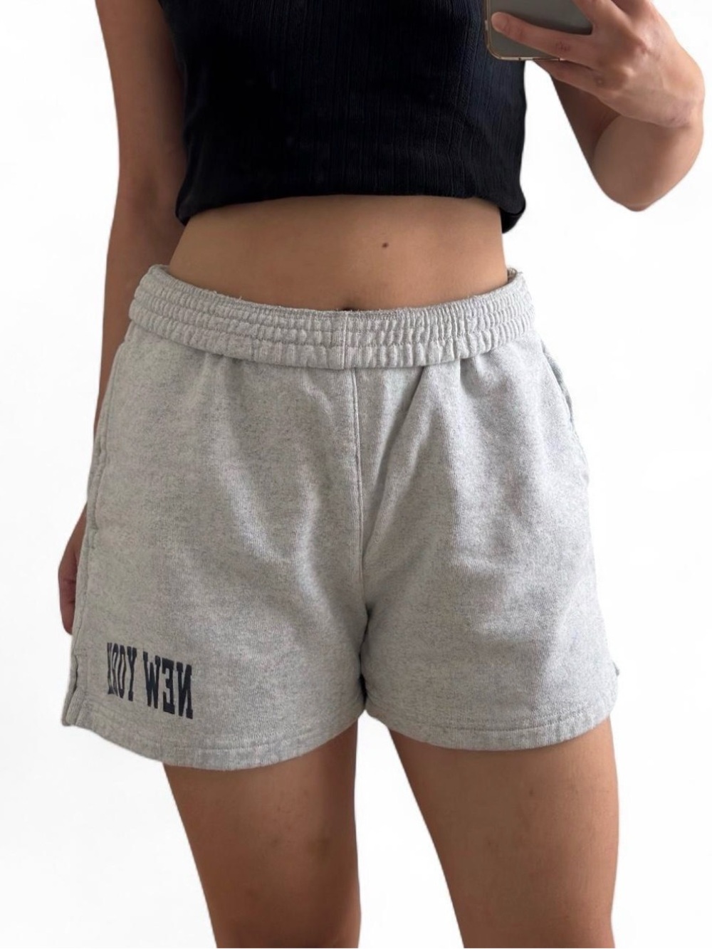 Gray Brandy Melville Sweat Shorts